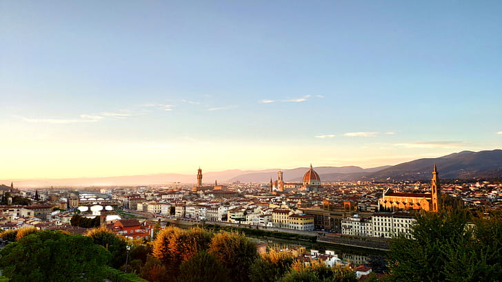 Florence, Firenze, Italia, kota, Wallpaper HD