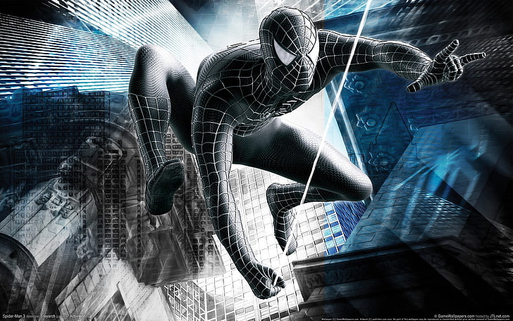 Marvel Spider-Man 3 digital wallpaper, people, spider, hero, defender, man, HD wallpaper
