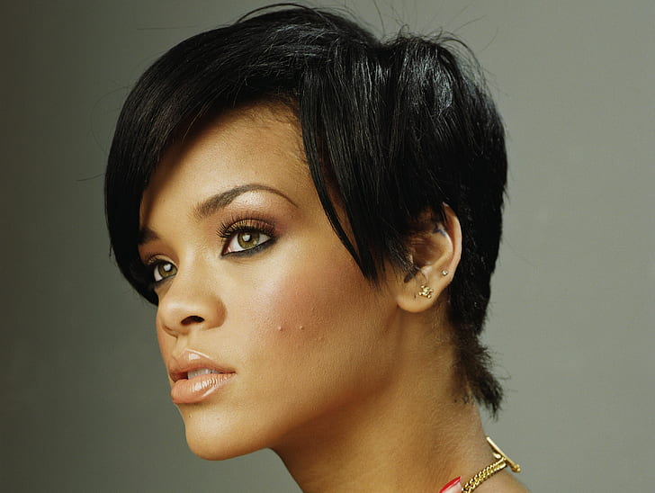 frisyr, sångare, Rihanna, kändis, HD tapet