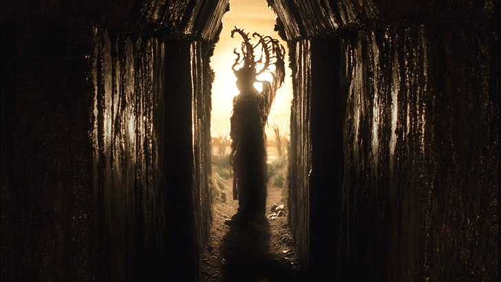 Person langen Mantel, der Brunnen, Maya, Tempel, Sonnenlicht, Filme, HD-Hintergrundbild