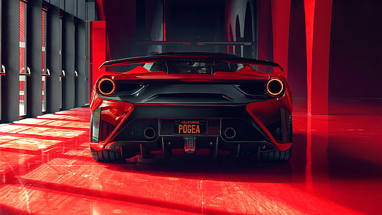 Corsa, Racing, Ferrari, Pogea, 2018, FPlus, HD wallpaper HD wallpaper