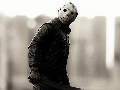 Jason Voorhees, mask, Friday the 13th, HD wallpaper HD wallpaper