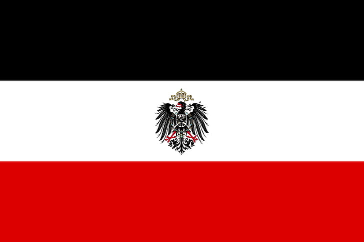 bendera, Kekaisaran Jerman, Jerman, Perang Dunia I, Reichsadler, Wallpaper HD
