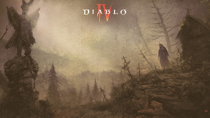diablo 4, diablo iv, Diablo, RPG, Lilith, Lilith (Diablo), sanctuary, javo, Blizzard Entertainment, BlizzCon, HD wallpaper