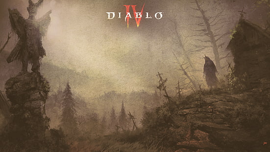 diablo 4, diablo iv, Diablo, RPG, Lilith, Lilith (Diablo), sanctuary, javo, Blizzard Entertainment, BlizzCon, Wallpaper HD HD wallpaper