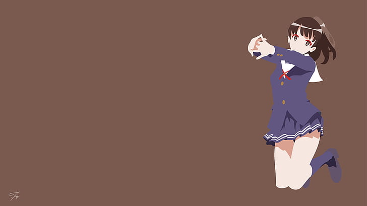 Saenai Heroine no Sodatekata, anime girls, Katou Megumi, HD wallpaper