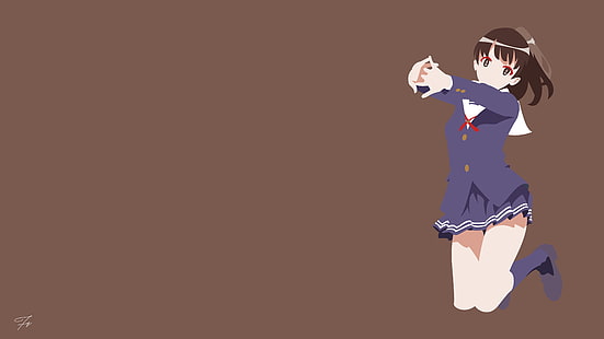 Saenai Heroine no Sodatekata, 애니메이션 소녀들, Katou Megumi, HD 배경 화면 HD wallpaper