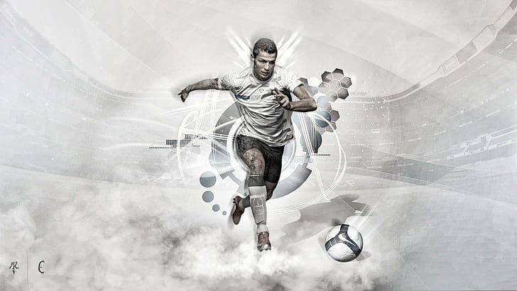 2014 Cristiano Ronaldo Desktop Background, fifa game illustration, cristiano ronaldo, ronaldo, celebrity, celebrities, boys, football, sport, 2014, desktop, background, HD wallpaper