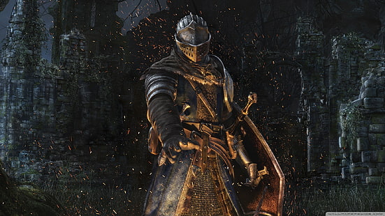 воин, рыцарь, темные души, темные души: ремастеринг, HD обои HD wallpaper