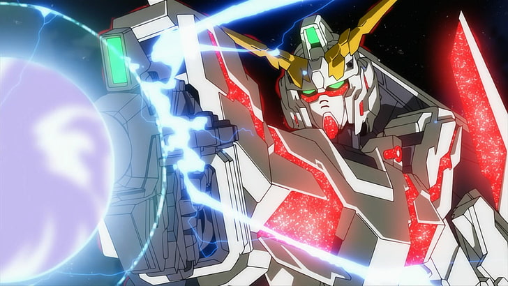 Mobildräkt Gundam Unicorn, RX-0 Unicorn Gundam, Gundam, anime, HD tapet