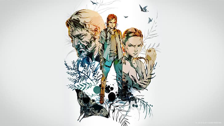 The Last of Us, Ellie, Joel, Kojima Productions, Naughty Dog, PlayStation, videogames, Abby, HD papel de parede