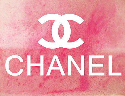 Chanel, logo, różowe tło, Tapety HD HD wallpaper