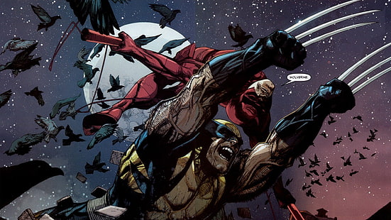 Daredevil, Wolverine, Marvel Comics, Fondo de pantalla HD HD wallpaper