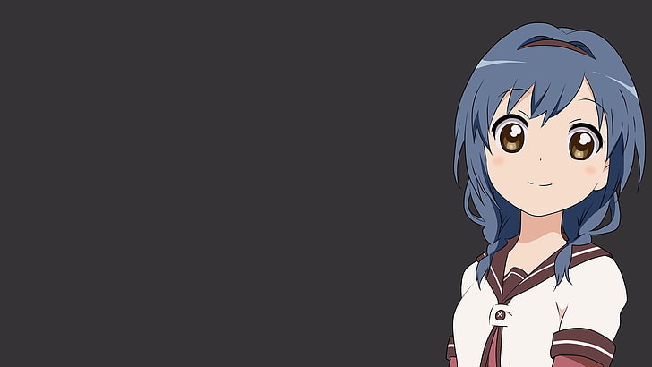 anime, Yuru Yuri, school uniform, Furutani Himawari, anime girls, HD wallpaper