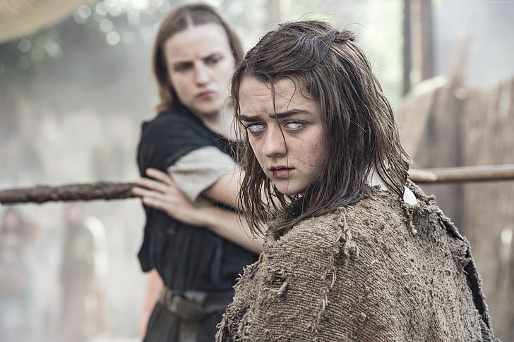 Maisie Williams, Game of Thrones 6 temporada, HD papel de parede