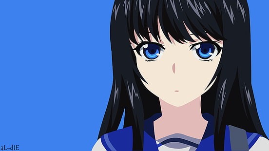 gadis anime, Strike the Blood, Minamiya Natsuki, Wallpaper HD HD wallpaper