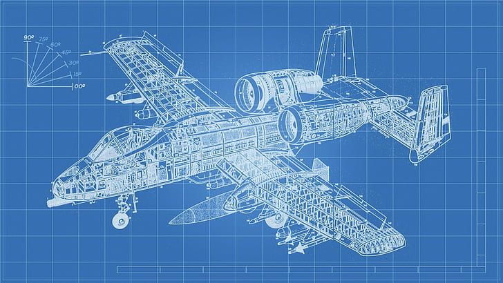 1920x1080 px, a, airplane, Blueprints, Engineering, technology, HD wallpaper