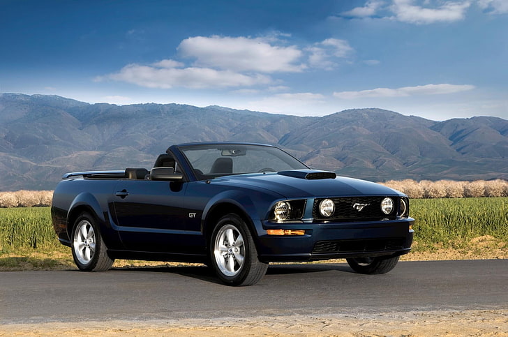 Ford Mustang WIP, 2008 ford mustang conv, mobil, Wallpaper HD