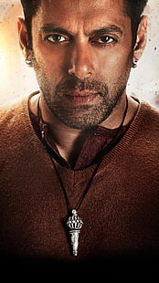 Bajrangi Bhaijaan First Look, męski brązowy top z dekoltem w szpic, filmy, filmy bollywoodzkie, bollywood, 2015, salman khan, Tapety HD HD wallpaper