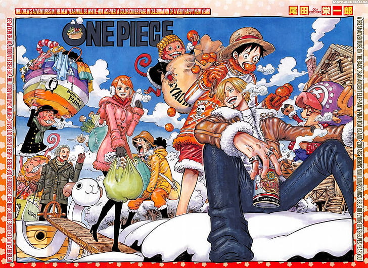One Piece, topi jerami, Wallpaper HD