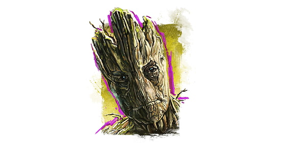 Portret Groota, Groot, Strażnicy Galaktyki, Tapety HD HD wallpaper