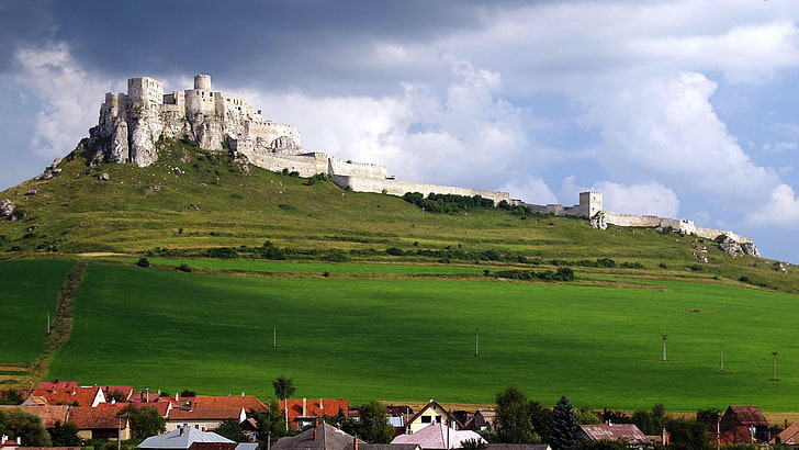 slovakia, spis castle, history, palace, castle, HD wallpaper