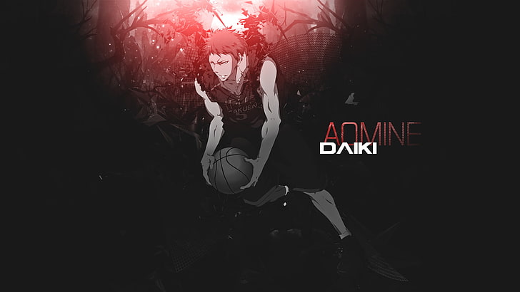 Anime, Kurokos basket, Daiki Aomine, HD tapet