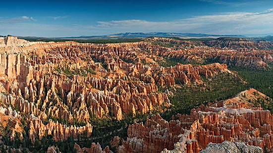 paisagem, desfiladeiro, parque nacional bryce canyon, formação rochosa, HD papel de parede HD wallpaper