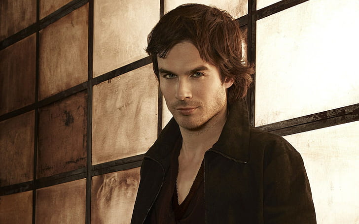 buku harian vampir, Damon, Ian Somerhalder, Damon Salvatore, musim ke-3, Wallpaper HD