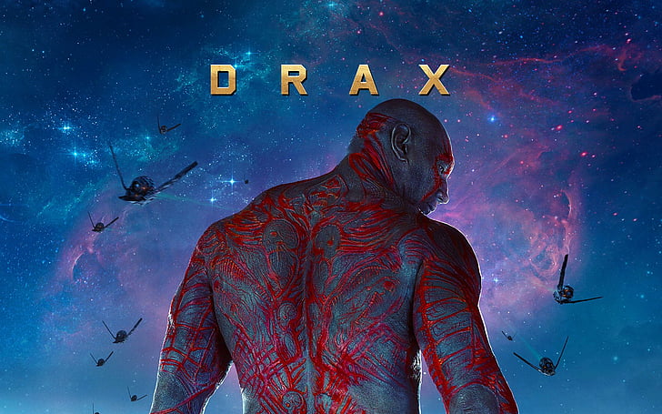 Filme, Guardiões da Galáxia, Dave Bautista, Drax The Destroyer, HD papel de parede
