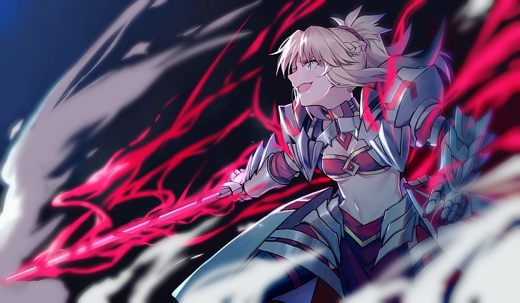 Seria Fate, Fate / Grand Order, Mordred (Fate / Apocrypha), Saber of Red (Fate / Apocrypha), Tapety HD