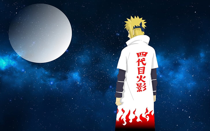 Minato Namikaze digitale Tapete, Anime, Naruto, Minato Namikaze, HD-Hintergrundbild