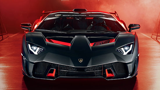 Lamborghini, Lamborghini SC18, Black Car, Car, Sport Car, Supercar, Sfondo HD HD wallpaper