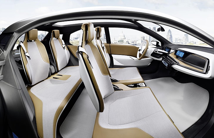 BMW i3 Concept, bmw i3 Лондон 2012, кола, HD тапет