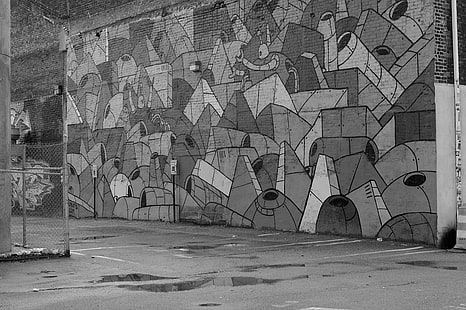 cary street, graffiti, richmond, rva, virginia, Sfondo HD HD wallpaper