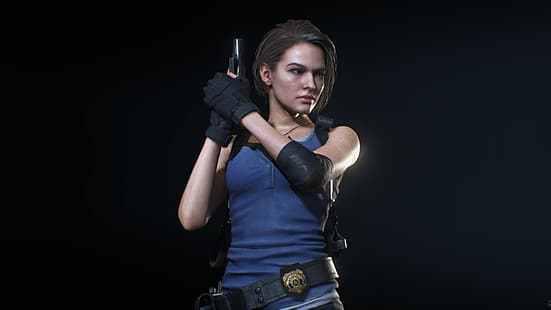 Jill Valentine, Resident Evil, Resident Evil 2, Resident Evil 3, HD masaüstü duvar kağıdı HD wallpaper
