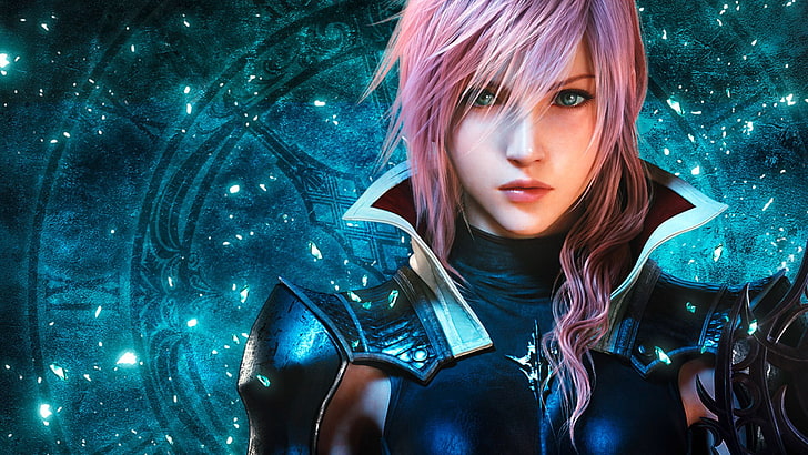 персонаж аниме, Клэр Фаррон, видеоигры, Final Fantasy XIII, HD обои