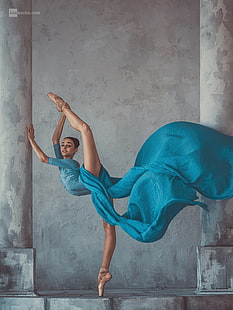kvinnor, dansare, Dan Hecho, flexibel, ballerina, HD tapet HD wallpaper