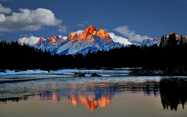 Sunrise Landscape Grand Teton National Park U.s Hd Wallpaper For Desktop 3200×2000, HD wallpaper