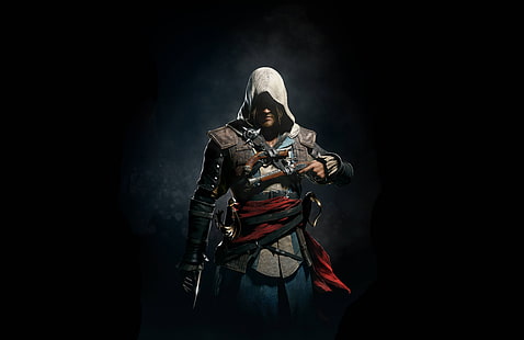 خلفية شخصية Assassin's Creed ، قرصان ، علم أسود ، قاتل ، إدوارد كينواي ، Assassin's Creed IV: Black Flag، خلفية HD HD wallpaper