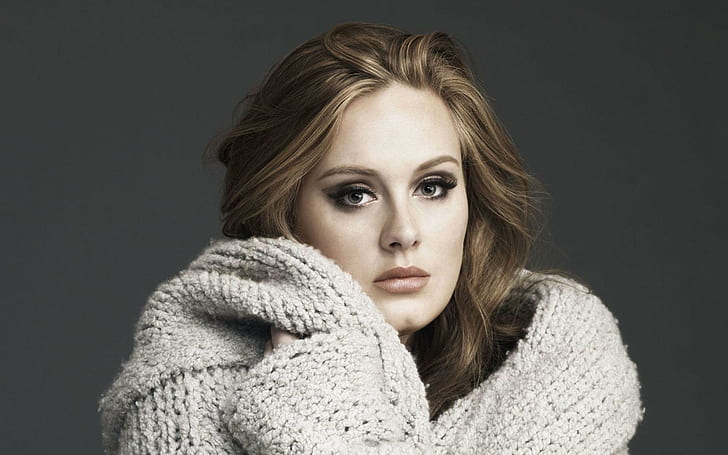 Adele, adele, music, single, celebrity, celebrities, girls, hollywood, women, female singers, HD wallpaper