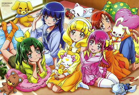 Anime, Fresh Pretty Cure !, Fresh Precure!, Fondo de pantalla HD HD wallpaper