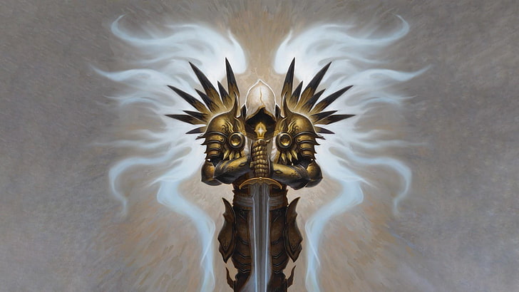 Diablo, Diablo III, Tyrael (Diablo III), Wallpaper HD