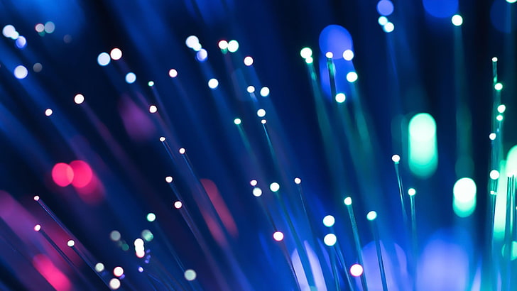 azul, luz, fibra óptica, tecnologia, cabo, iluminação, fibra, óptica, HD papel de parede