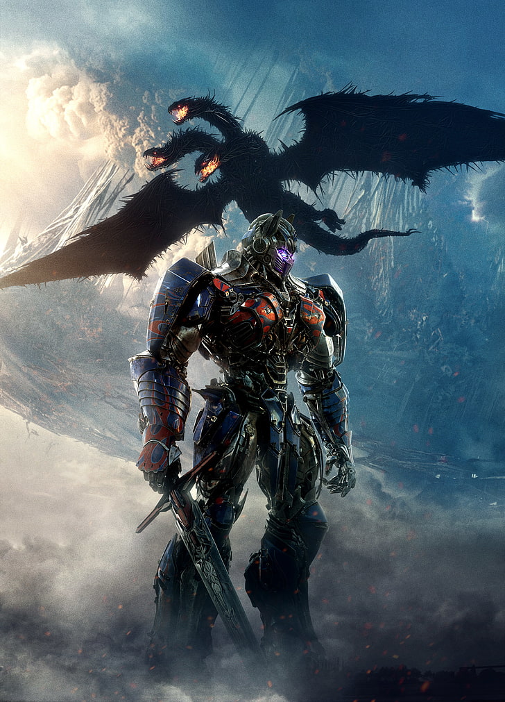 Optimus Prime, Transformers: The Last Knight, Wallpaper HD, wallpaper seluler