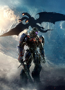 Transformer The Last Night wallpaper, Transformers: The Last Knight, Optimus Prime, HD, HD wallpaper HD wallpaper