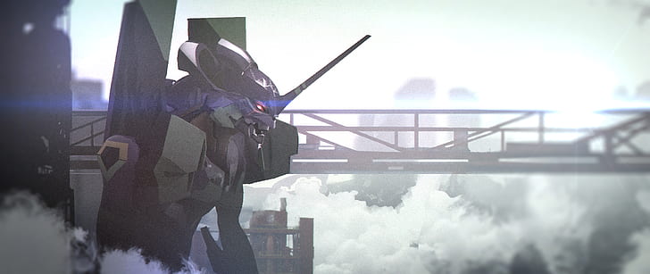 Neon Genesis Evangelion, mech, Unidade EVA 01, HD papel de parede