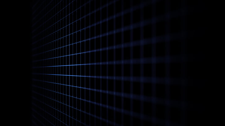 4K, oscuro, líneas azules, líneas de cuadrícula, Fondo de pantalla HD |  Wallpaperbetter