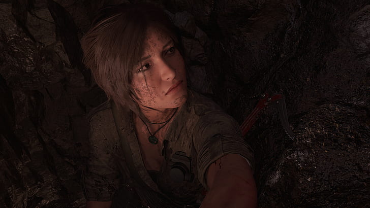 Höhle, Lara Croft, Schatten des Grabräuber, HD-Hintergrundbild