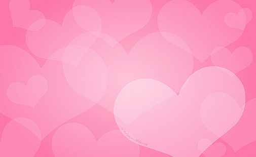 Wallpaper HD Hari Valentine, ilustrasi hati merah muda, Cinta, Liburan / Hari Valentine, hari valentine, hari kasih sayang, Wallpaper HD HD wallpaper